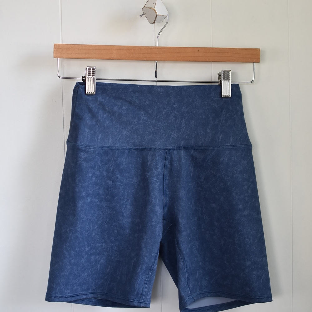 Blue Racerback Yoga Bra & Short Set - Picture 6 of 10